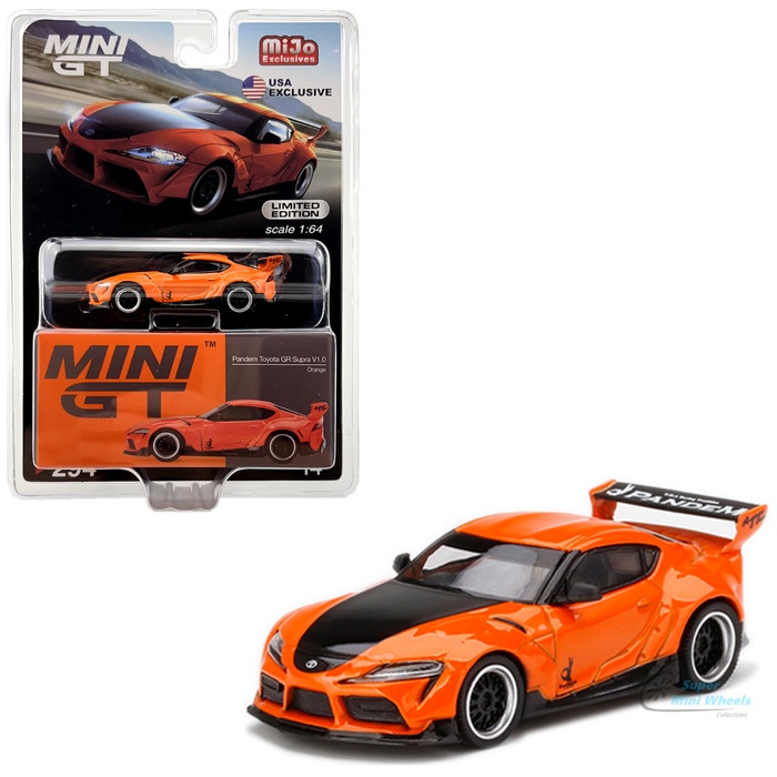 ✅Termurah Minigt 294 Pandem Toyota Gr Supra V1.0 Orange Blister Mgt Mijo Diecast Diskon