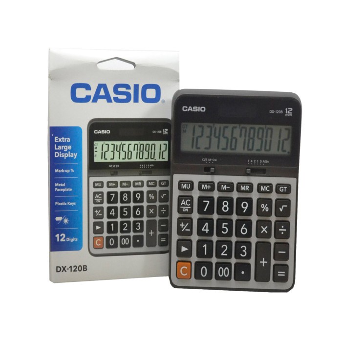 

Kalkulator Calculator Casio DX-120B 120 B Ori 12 digit