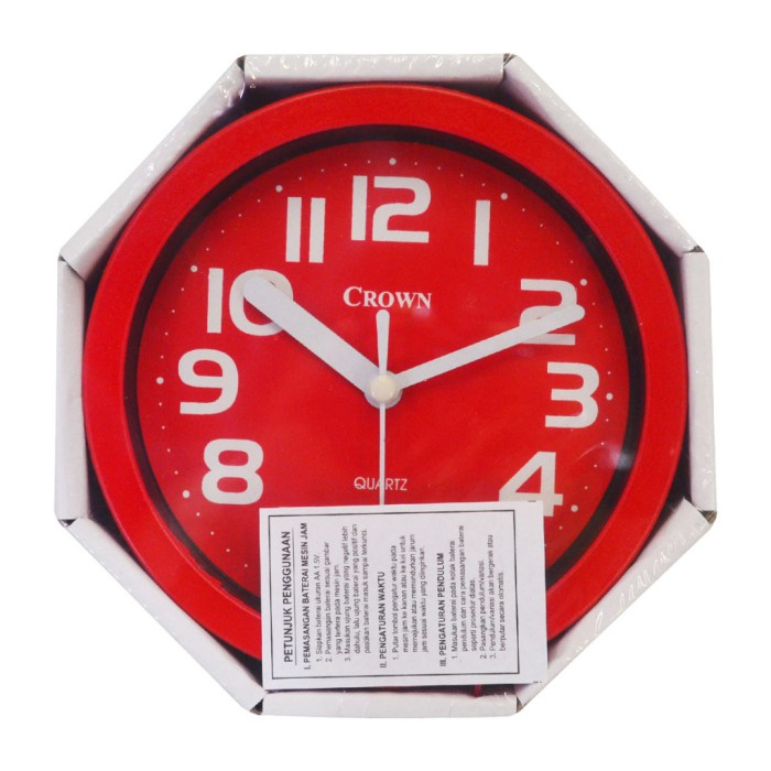 Jam Dinding Crown 017 Jam Dinding Mini Polos