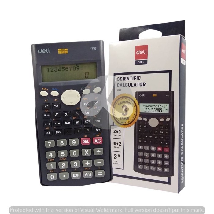 

Calculator Kalkulator Deli E-1710 E1710 Original Scientific Ilmiah