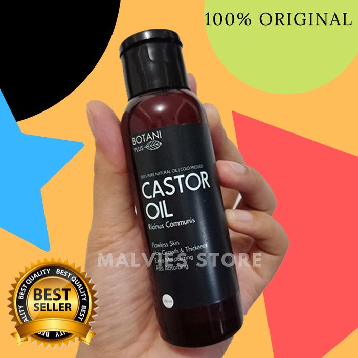 Promo Castor Oil Cold-Pressed (Minyak Jarak) 100% Ori Pure & Bersertifikat