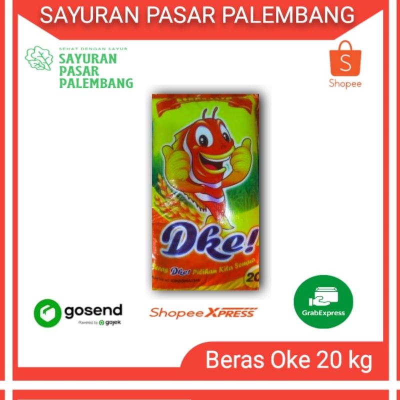 

beras Oke 20 kg - Sayuran Pasar Palembang