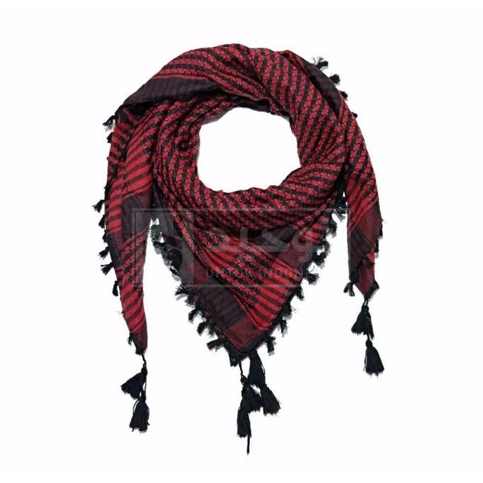 HOTSALE Sorban Palestina Merah Scarf Segiempat Halus Sorbanmurah