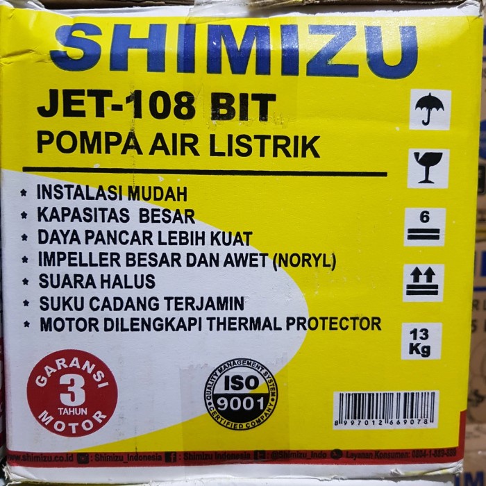 Pompa Air Shimizu Jet 108 Bit Semi Jet