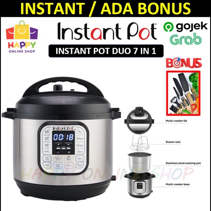 Instant Pot Duo 7 in 1 Slow Cooker 6 Quart (5,7 L) Stainless Steel Black