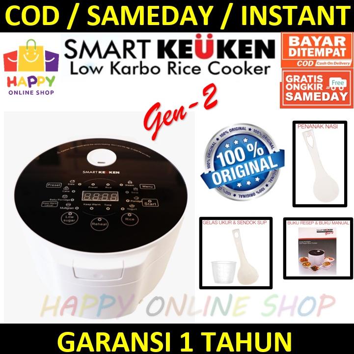 SMART KEUKEN Gen 2 Rice Cooker Low Carbo Rendah Karbo Ricecooker Low Carb Slow Cooker Presto