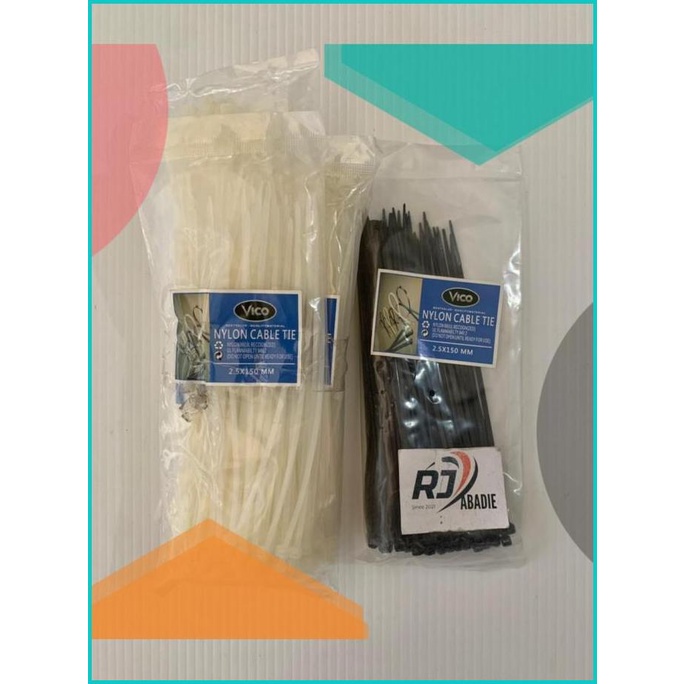 

Kabel Ties Tis Putih / Hitam 100Pc ( 10Cm 15Cm 20Cm 25Cm 30Cm ) 20JVL