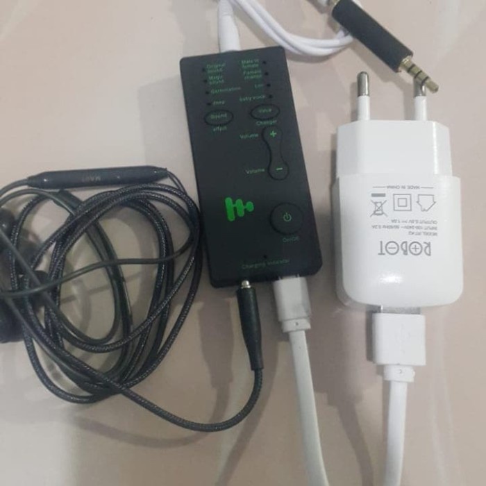 Headset voice changer perubah suara aneka suara star