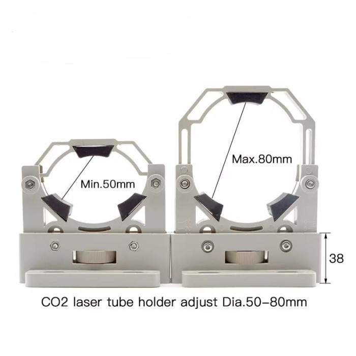 

Dudukan tabung laser co2 tipe B star