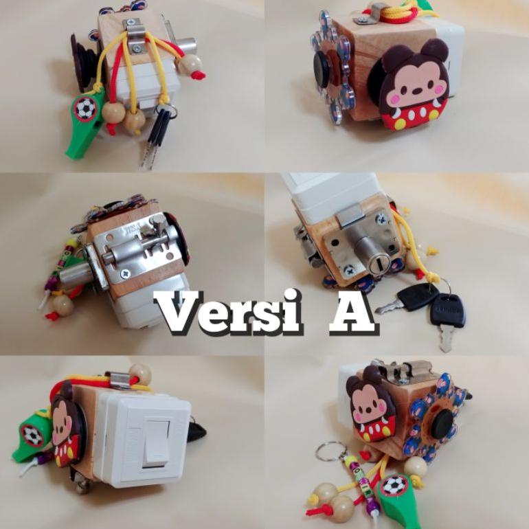 TERBAIK BUSY CUBE MURAH / MAINAN MONTESSORI / MAINAN EDUKASI BUSY CUBE DSK838I