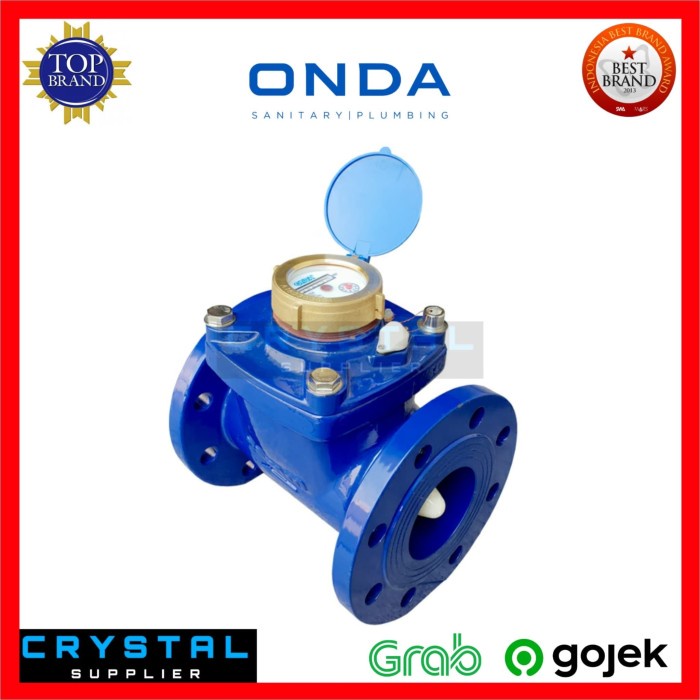 WATER METER FLANGE ONDA 4" INCH KUNINGAN / METERAN FLOW AIR PAM PDAM