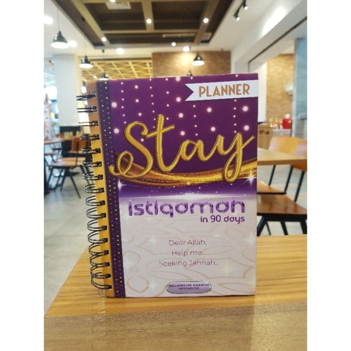 

Promo Buku Planner Stay Istiqomah In 90 Days