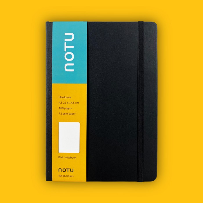 

Promo Notebook A5 Hardcover - Black - Buku Agenda / Planner / Journal