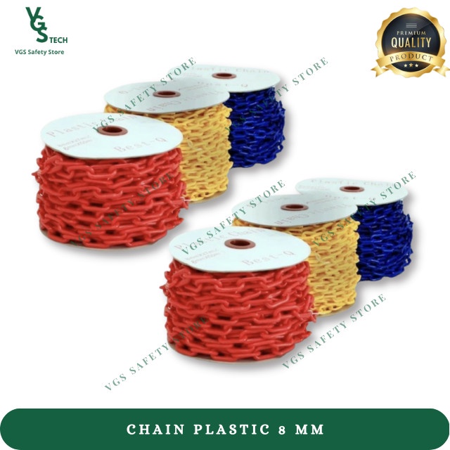 Promo Chain Plastic Rantai Plastik Plastic Chain Pvc 8Mm