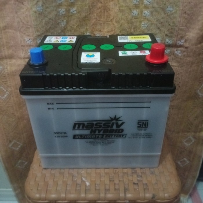 Aki Mobil Juke Serena Camry Xtrail Alphard 55D23L Hybrid Gs Incoe Gold