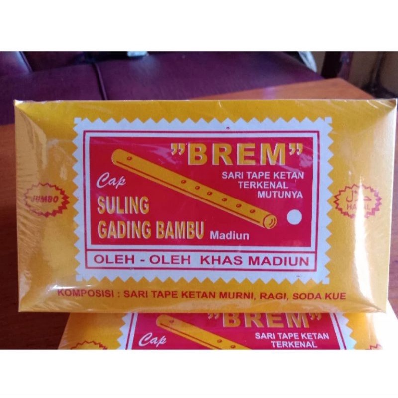 

Oleh Oleh Khas Madiun Brem Suling Gading Uk Jumbo (Isi 3)