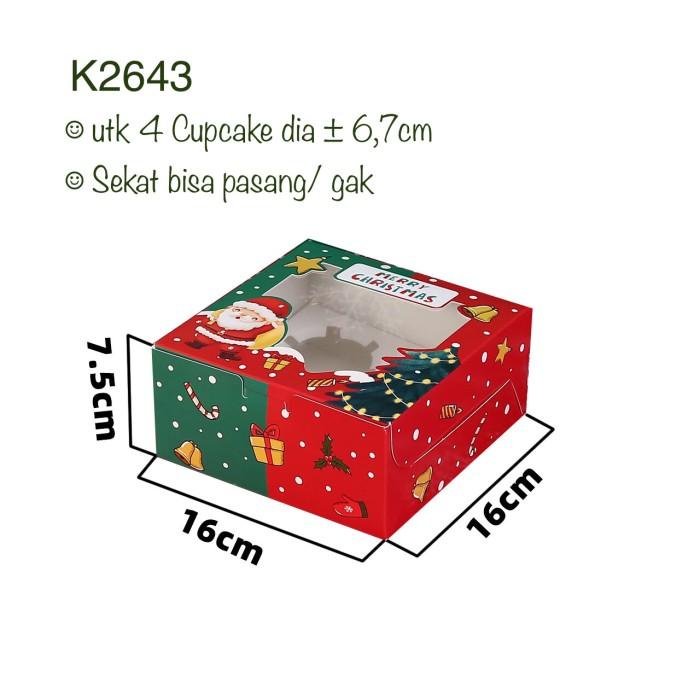 

Kotak Natal K2643| K2644| K2645| Dus Cookies Cupcake Christmas Box 093