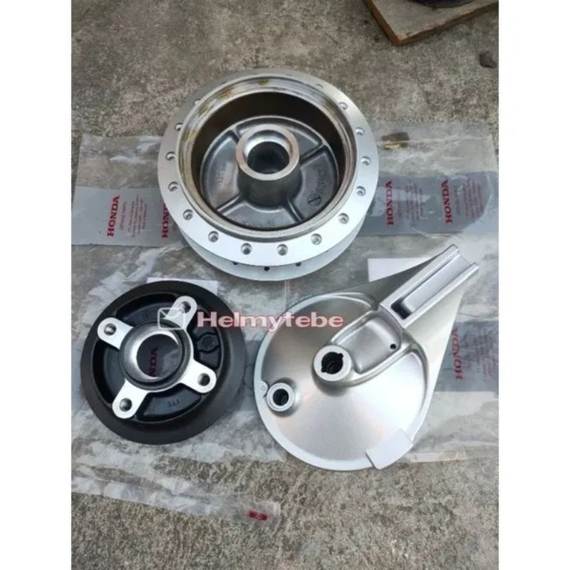 tromol belakang MP mono Megapro mono original baru set asli AHM