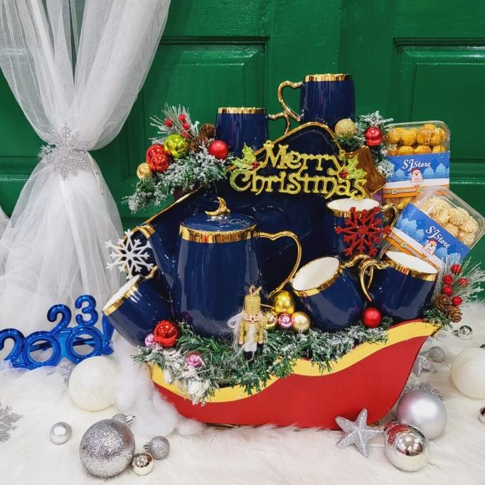 

Terlarisss - Paket Dekorasi Hampers Natal Christmas Parcel Hadiah Kue Kering 406 - Langsung Kirim