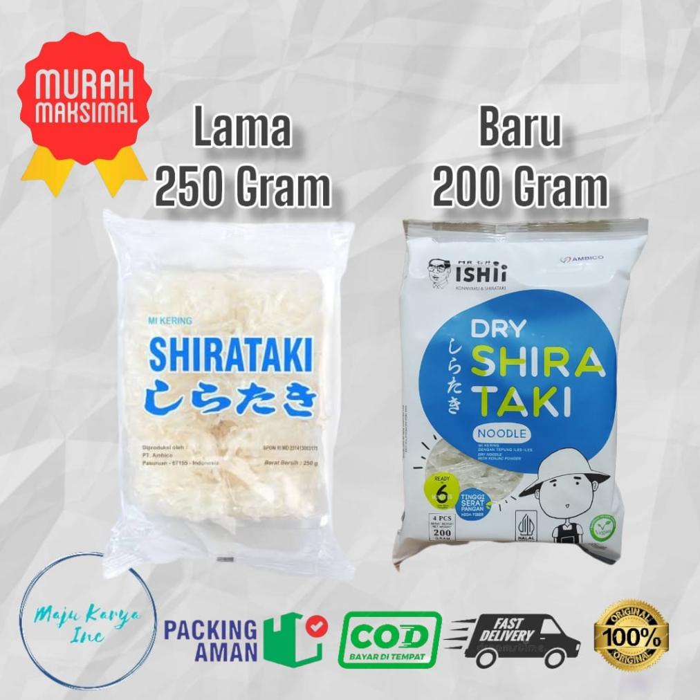 

DISCOUNT DRY SHIRATAKI MIE SHIRATAKI KERING 250 GRAM HANYA HARI INI