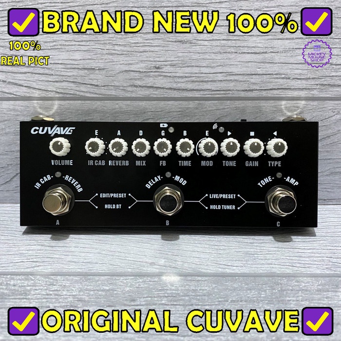 Promo Efek Gitar Cuvave Cube Baby Soundcard Multi Effects Pedal