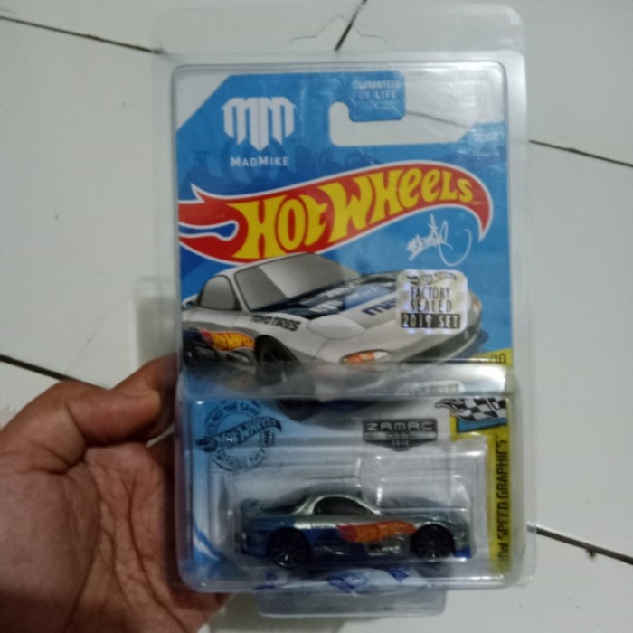 HOT SALE HOTWHEELS 95 MAZDA RX-7 ZAMAC FACTORY SEALED TERMURAH