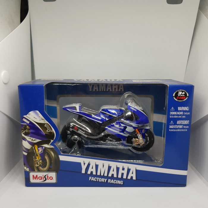 DISKON SPESIAL DIECAST MINIATUR MOTOGP MAISTO 1/18 YAMAHA 2011 JORGE LORENZO TERBARU
