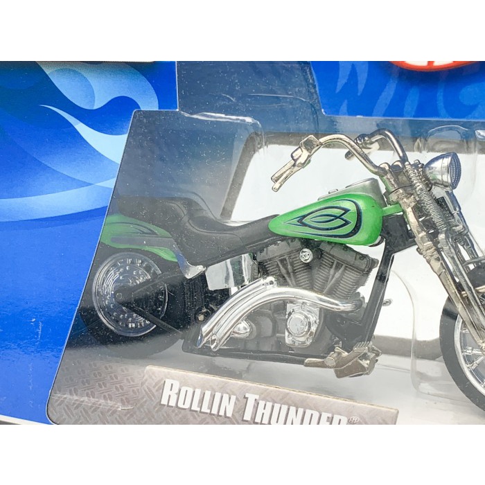 MUST HAVE SCALE 18 DIECAST HOTWHEELS MOTO ROLLIN THUNDER TERLARIS