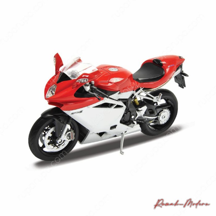 HOT SALE WELLY DIECAST MV AGUSTA F4 SKALA 1:10 TERBARU