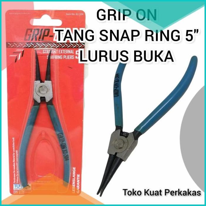 grip on tang snap ring 5" lurus buka 82-503 20JVLZ3 tools  acc
