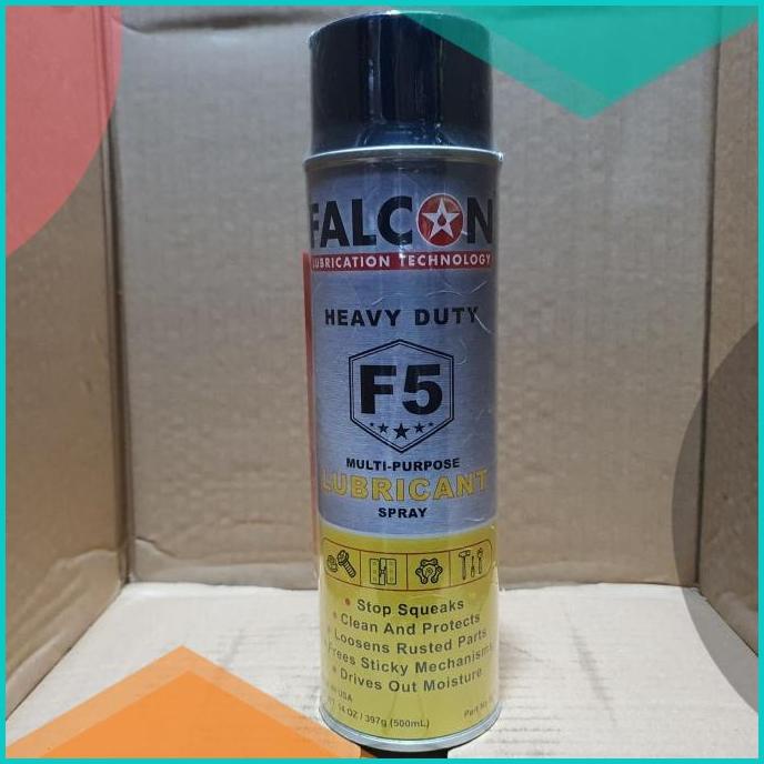

FALCON F5 MULTI-PURPOSE LUBRICANT SPRAY (500ML) 20JVLZ3 suku cadang 3
