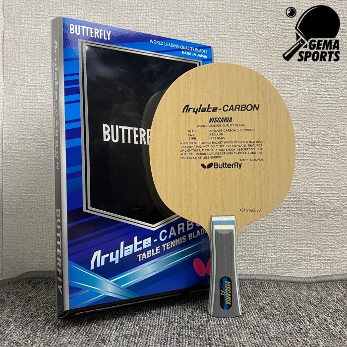 ✨Ori Kayu Bet Pingpong Butterfly Arylate Carbon Viscaria Original Limited