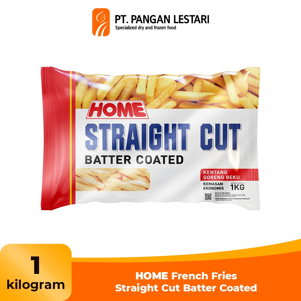 

HOME Kentang Goreng French Fries Straight Cut Batter Coated