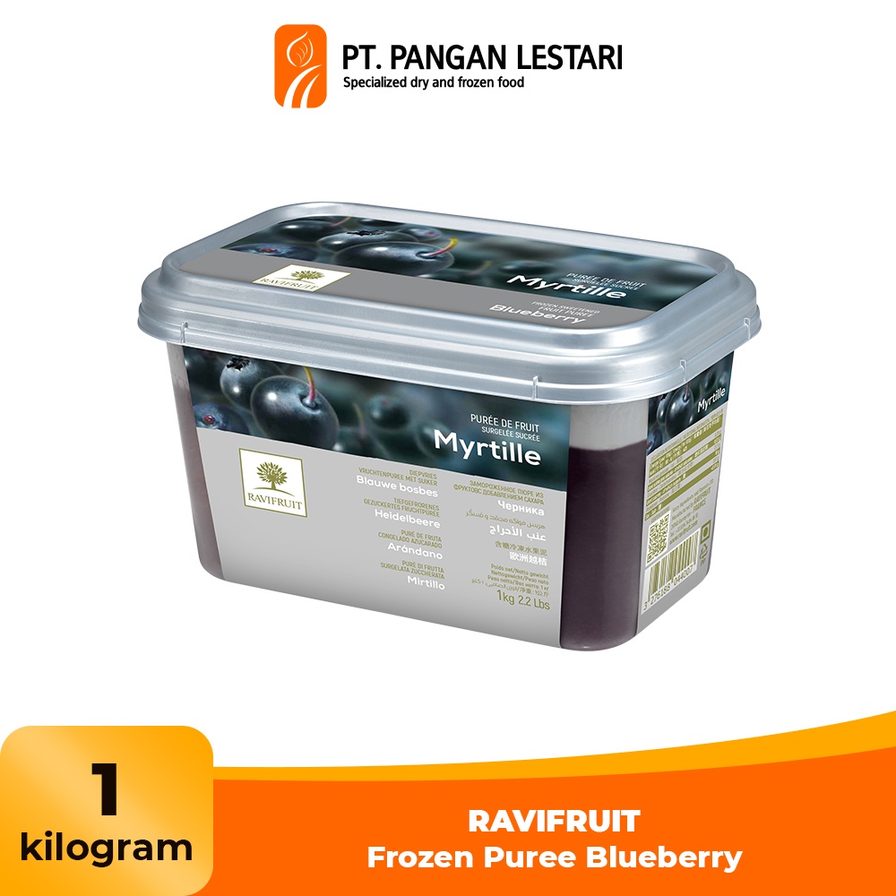 

RAVIFRUIT Frozen Puree Blueberry 1 kg
