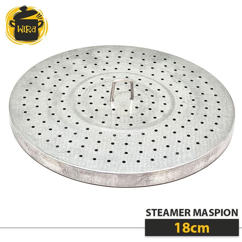 Murah Maspion Panci Steamer 1/2kg Nasi + Tutup Aluminium 18cm | Kukusan Dandang Kukus Sale