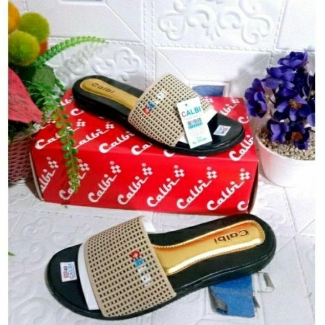 Bisa Cod Sandal Wanita Calbi Flat , Calbi Sandal Pesta Top Brand