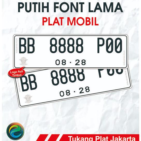 Terjangkau PLAT NOMOR MOBIL HITAM STANDAR ASLI  LOGO TIMBUL PLAT MOBIL ASLI PLAT MOBIL  FLAT NOMOR M