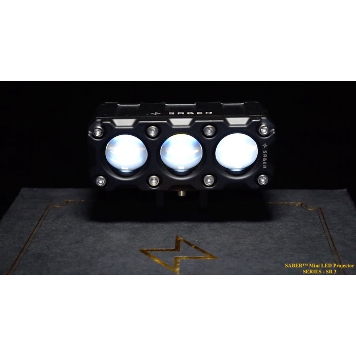 ✅Ori Lampu Mini Led Projector Saber Sr 3 Terbatas