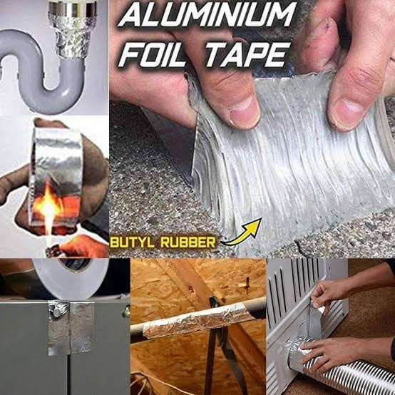 

Taffware Lakban Anti Bocor Waterproof Penutup Lubang Pipa Atap Dinding