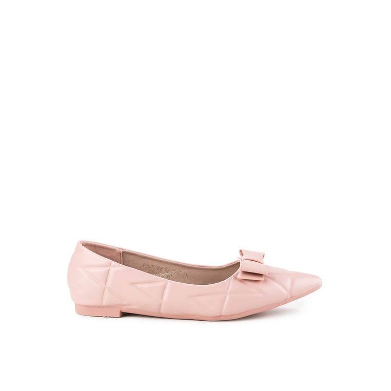 Sepatu Flat Playboy Original Wanita Teplek Warna Pink Merah Muda Branded Terbaik Candy Gadis PU Poin