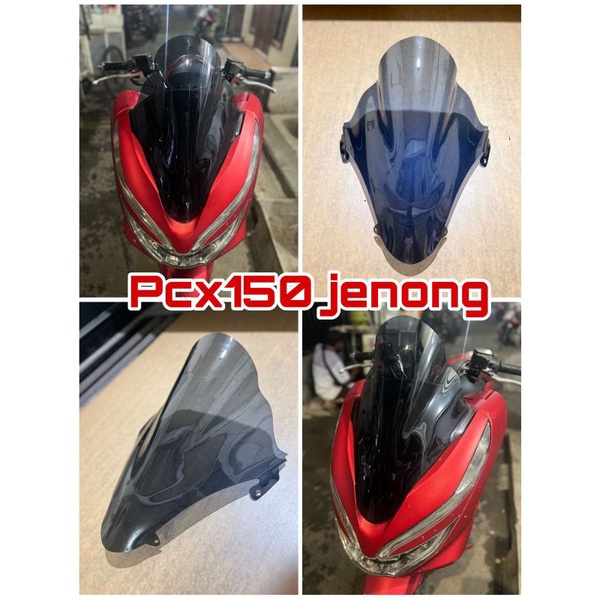 visor pcx 150 (PRESISI 100% TEBAL 3MM) - visor pcx 150 jenong - visor pcx 150 bening