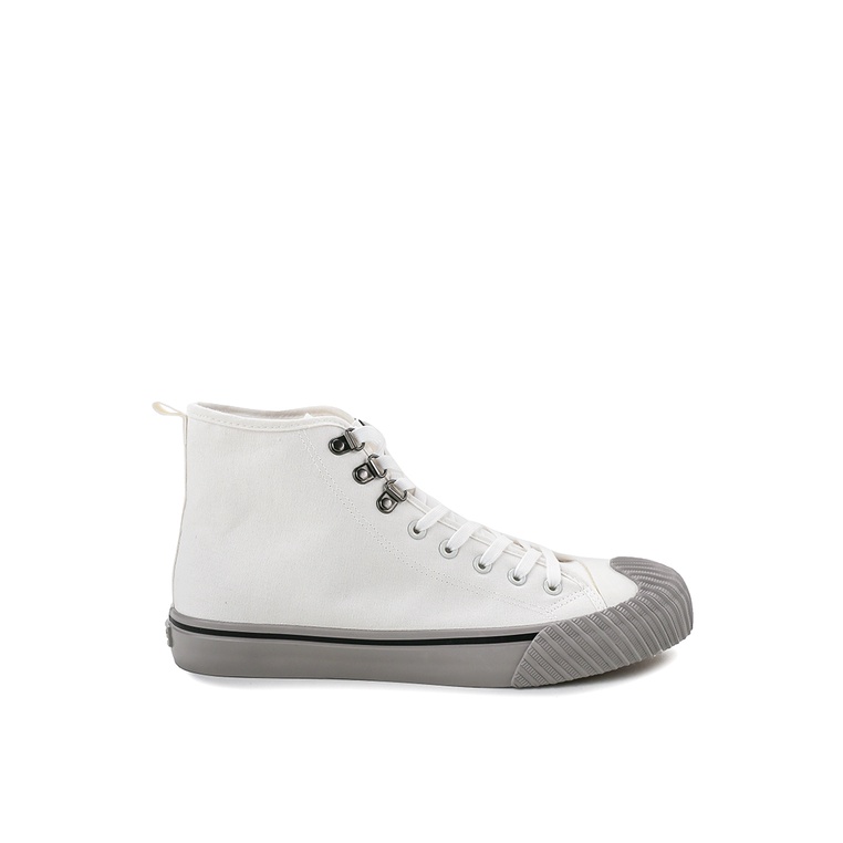 Sepatu Sneakers Airwalk Original Pria Kets Kombinasi warna putih dan abu Ori 100% Tren Teagan Male Tekstil