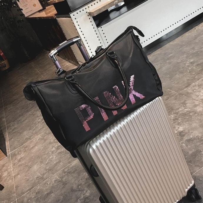 Tas Fitness/ Travel Victoria Secret Blink Pink Star Seller