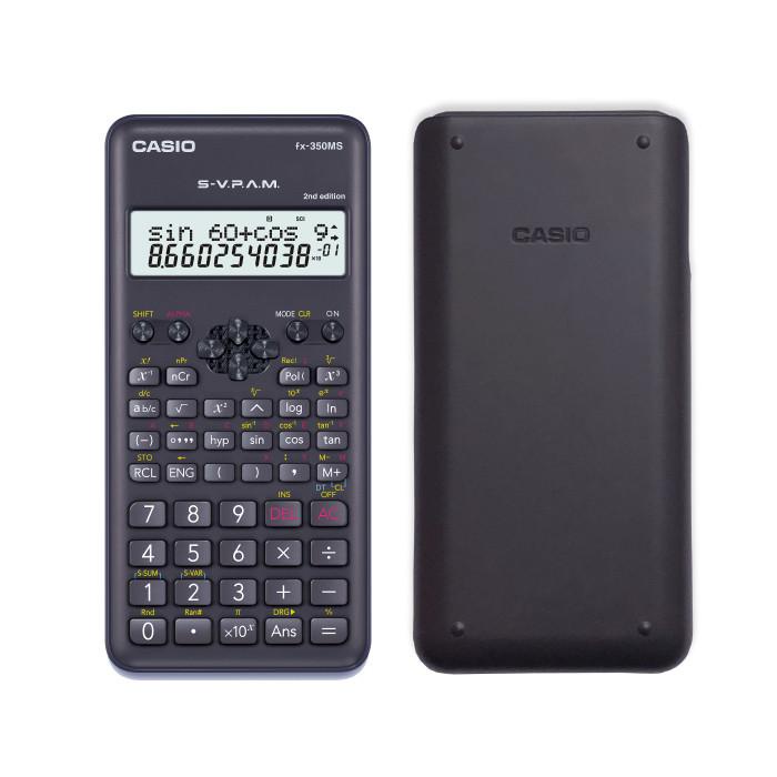 

TERLARIS - CASIO FX-350MS 2ND ED - KALKULATOR SEKOLAH - SCIENTIFIC - 240 FUNGSI