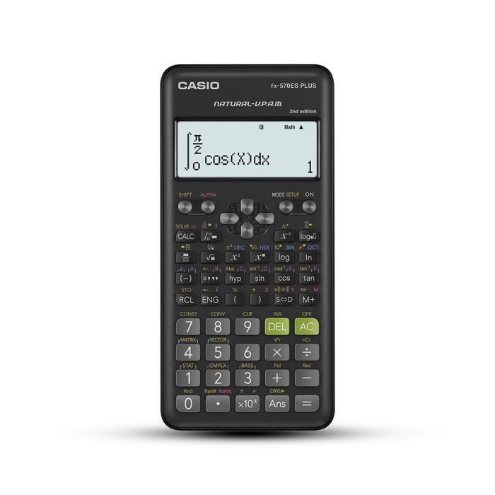 

TERLARIS - CASIO FX-570ES PLUS - KALKULATOR SEKOLAH/KULIAH - SCIENTIFIC/SAINTIFIK