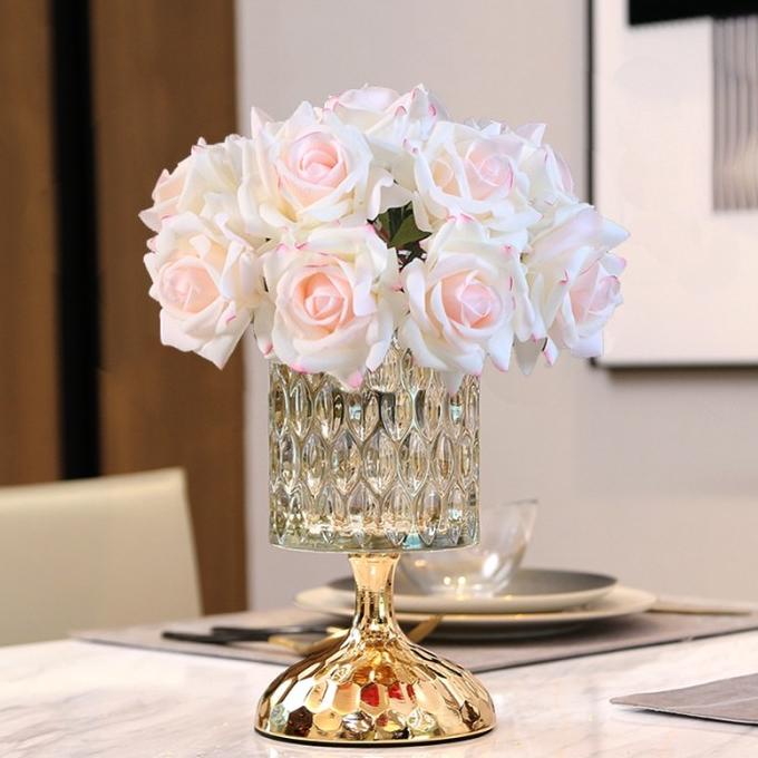 Eyre Kaca Kristal Mewah Ruang Tamu Kelas Atas Pengaturan Bunga Meja Tuurahan