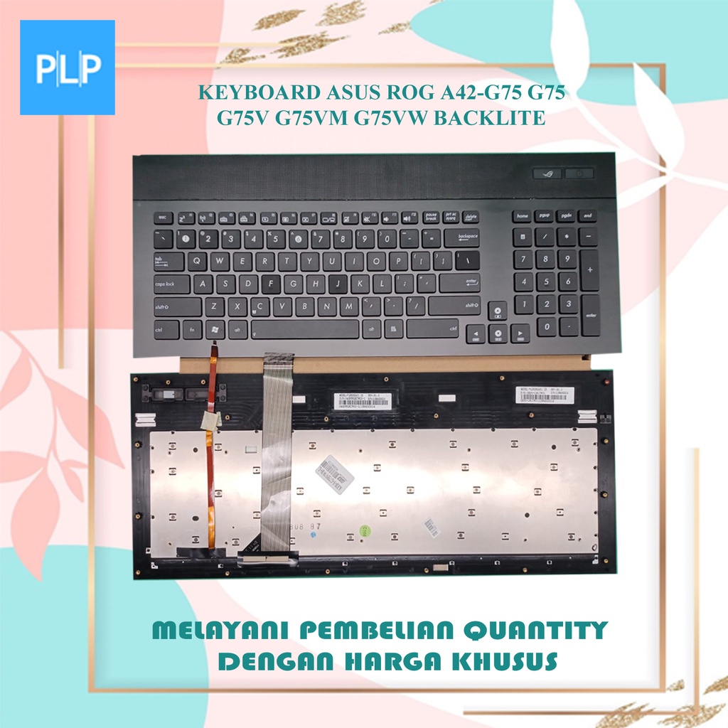 Keyboard Asus Rog A42-G75 G75 G75V G75VM G75VW G75VX Backlight