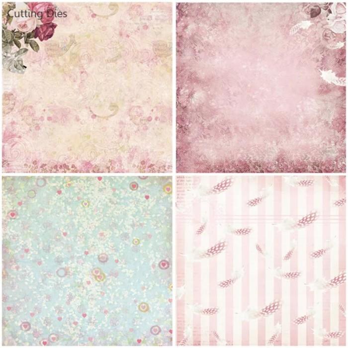 

TERLARIS - 24PCS/SET SCRAPBOOK PAPER BUJO JURNAL ORIGAMI 15X15CM VINTAGE/RETRO #3
