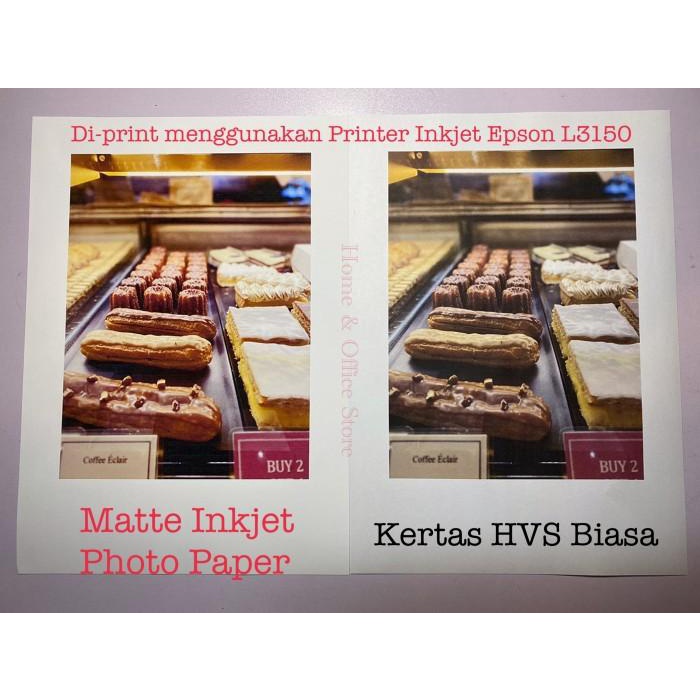 

TERLARIS - E-PRINT MATTE INKJET PHOTO PAPER A4 / KERTAS FOTO INKJET EPRINT A4