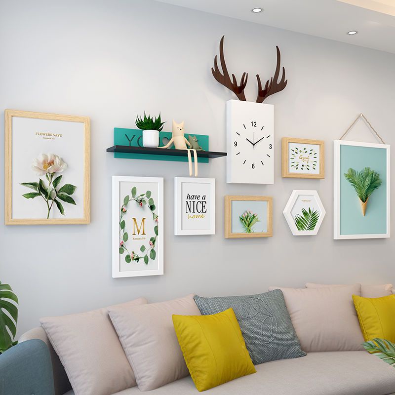 Lukisan Dinding Dekorasi Ruang Tamu Nordik Lukisan Dinding Latar Belakang Sofa Lukisan Dinding Ruang